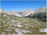 Rifugio Pederü - Sasso delle Dieci / Zehnerspitze